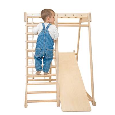 Wooden Indoor Climber Jungle Gym