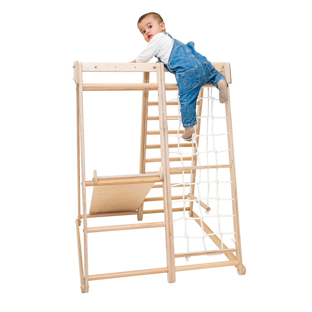 Wooden Indoor Climber Jungle Gym