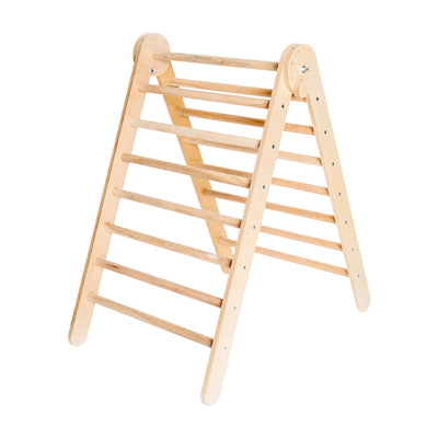 Foldable Climbing Pikler Triangle with Double-Sided Ramp