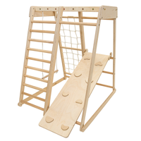 Wooden Indoor Climber Jungle Gym