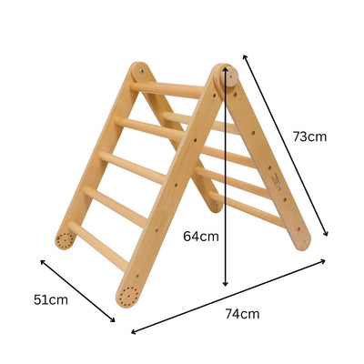 Indoor Montessori Triangle Climbing Ladder for Toddlers