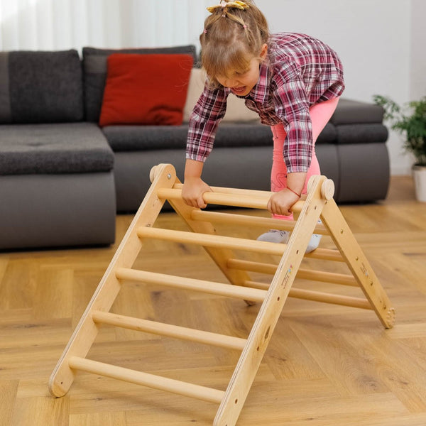 Indoor Montessori Triangle Climbing Ladder for Toddlers