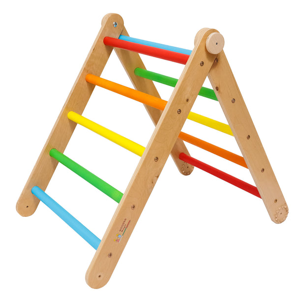 Indoor Montessori Triangle Climbing Ladder for Toddlers