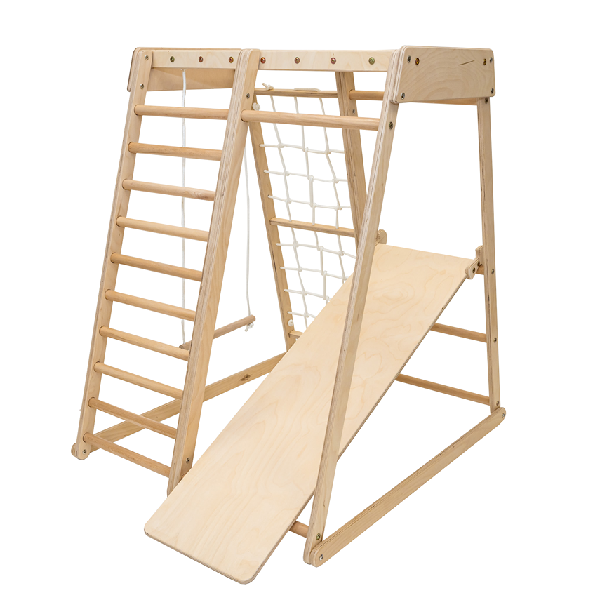 Wooden Indoor Climber Jungle Gym