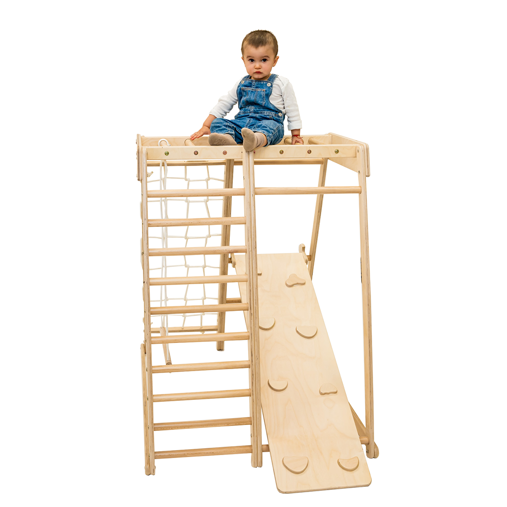 Wooden Indoor Climber Jungle Gym