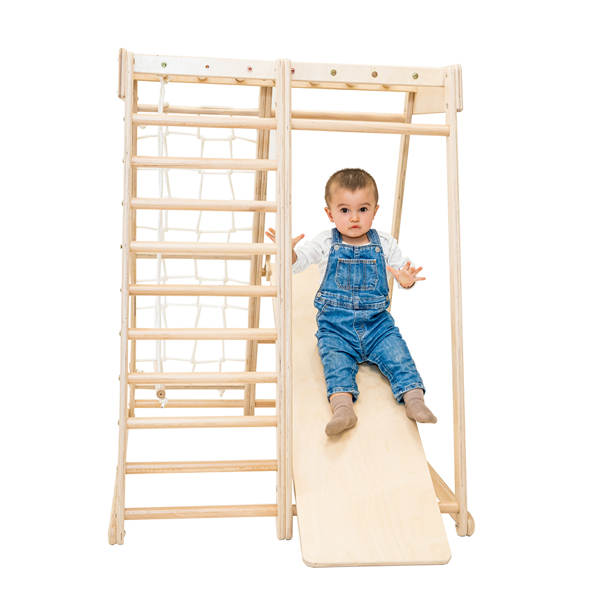 Wooden Indoor Climber Jungle Gym