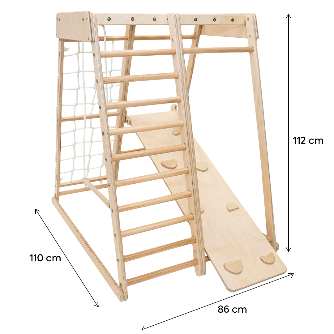 Wooden Indoor Climber Jungle Gym