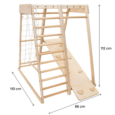 Wooden Indoor Climber Jungle Gym